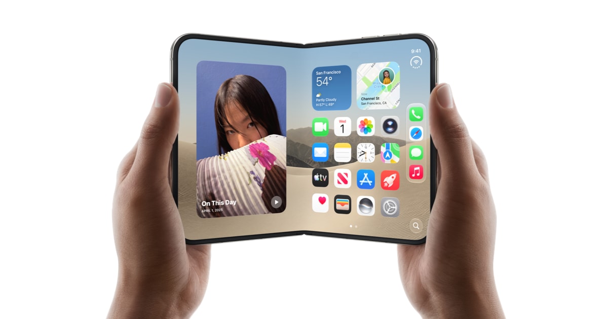 Apple、初の折りたたみiPhone「iPhone Duo」を発表
